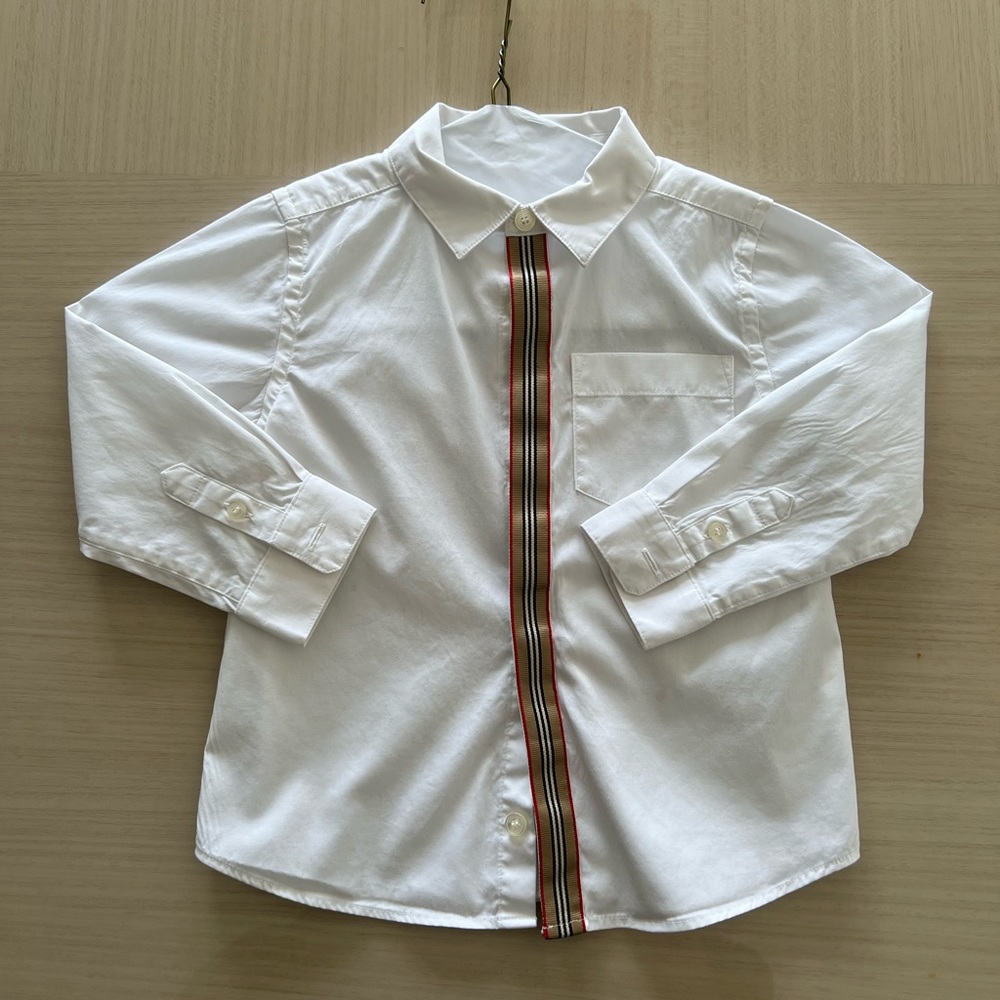 Burberry button down shirt for boys